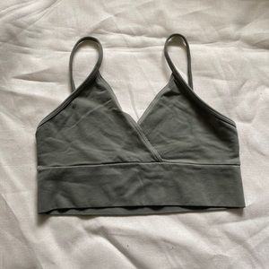 Los Angeles Apparel Garment Dye Jersey Bralette Size Large
